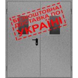 Двері протипожежні металеві з склінням ДМП ЕІ60-2-2100x1550 лів., ЄвроСтандарт